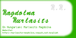 magdolna murlasits business card